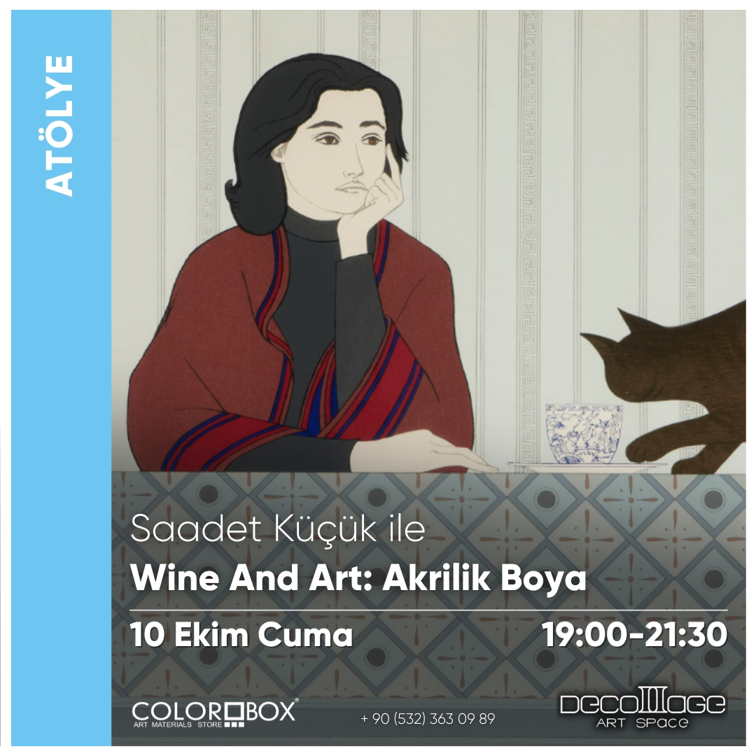 Wine And Art: Akrilik Boya resmi